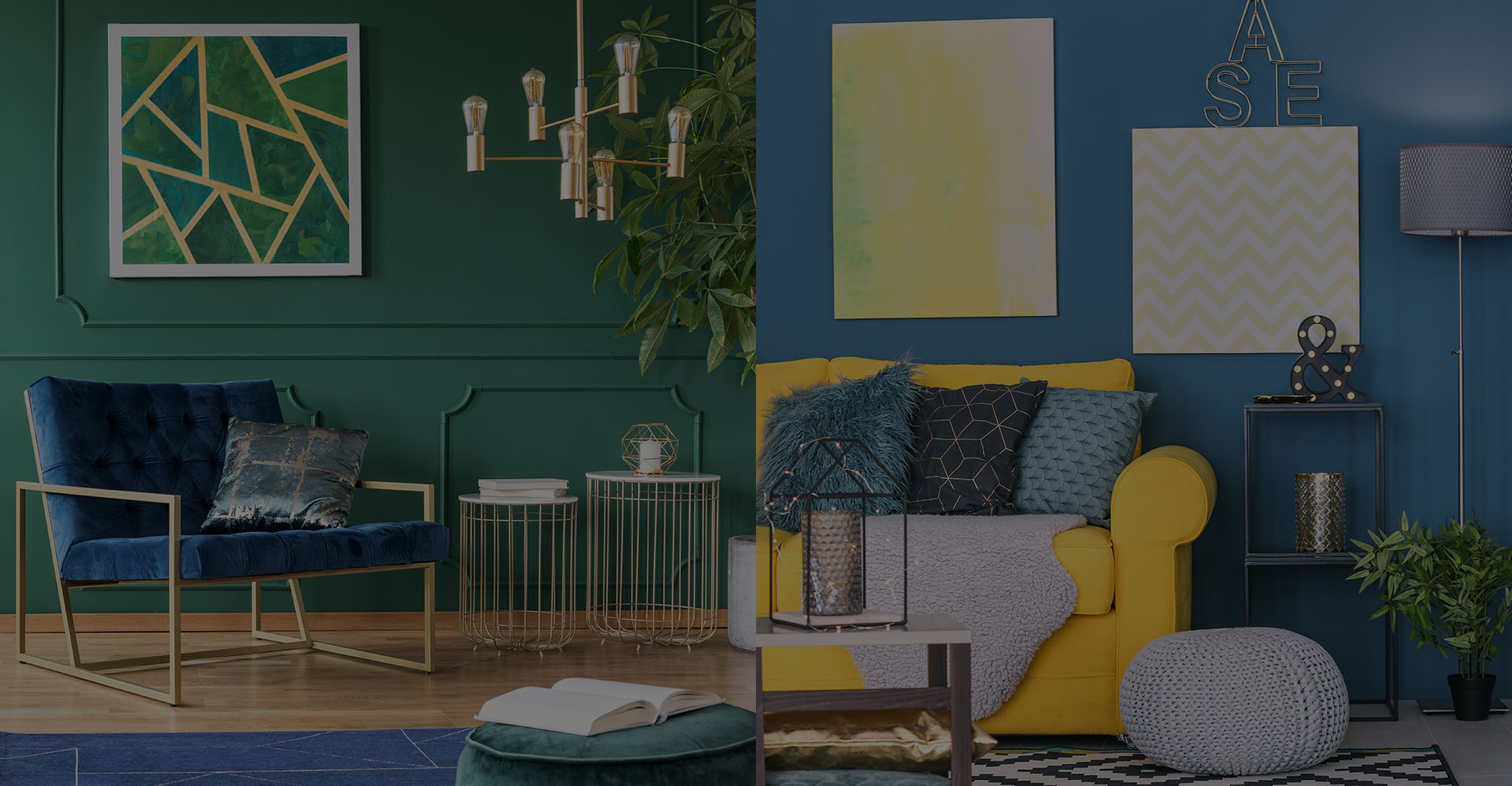 Decorate a beautiful home with color